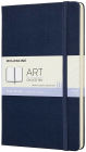 Moleskine Art Plus Sketchbook, Hard Cover, Sapphire Blue, Large with Plain pages