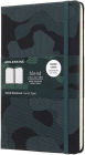 Moleskine Nomad Blend Collection, Camouflage Green, Large with Ruled pages