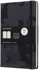 Moleskine Nomad Blend Collection, Camouflage Black, Large with Ruled pages