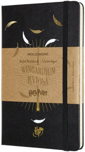 Moleskine Ltd. Edition Notebook, Harry Potter, Wingardium Leviosa, Large, Ruled, Hard Cover (5 x 8.25)