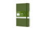 Moleskine Two-Go Notebook, Grass Green, Medium with Ruled and Plain pages