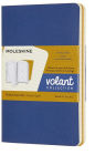 Moleskine Volant Journals, Forget-Me-Not Blue/Amber Yellow, Pocket with Ruled pages