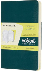 Title: Moleskine Volant Journal, Pocket, Ruled, Pine Green/Lemon Yellow (3.5 x 5.5)