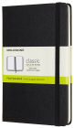 Moleskine Classic Notebook, Hard Cover, Black, Medium with Plain pages