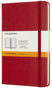 Title: Moleskine Classic Notebook, Hard Cover, Scarlet Red, Medium with Ruled pages
