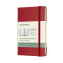 2020 Moleskine 12 Month Planner - Weekly Notebook, Hard Cover, Scarlet Red, Pocket