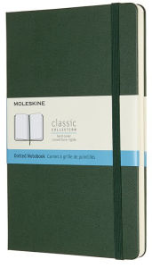 Title: Moleskine Classic Notebook, Hard Cover, Myrtle Green, Large with Dotted pages