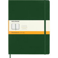 Moleskine Extra Large Myrtle Green Hardcover Classic Notebook