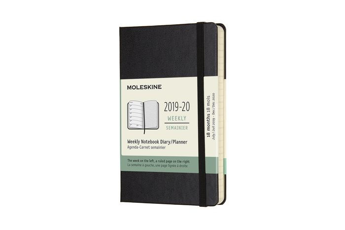 2020 Moleskine 18 Month Planner Weekly Notebook Hard Cover Black 2020 Moleskine 18 Month Planner Weekly Notebook Hard Cover Black Pocket