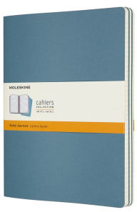 Title: Moleskine Cahier Journal, Extra Large, Ruled, Brisk Blue (7.5 x 9.75)