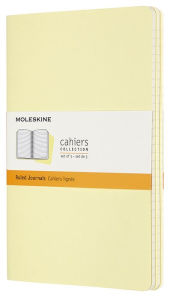 Title: Moleskine Cahier Journal, Large, Ruled, Tender Yellow (8.25 x 5)