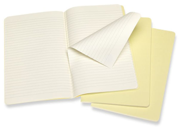 Moleskine Cahier Journal, Large, Ruled, Tender Yellow (8.25 x 5)