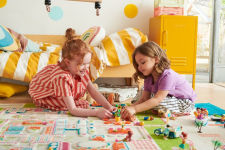 Alternative view 3 of Beach House 3D Play Carpet with non-toxic wooden toy set