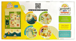 Alternative view 4 of Beach House 3D Play Carpet with non-toxic wooden toy set