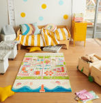 Alternative view 5 of Beach House 3D Play Carpet with non-toxic wooden toy set