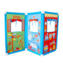 Fun2Give Pop-it-up Zig Zag Puppet Theatre w/ 4 Hand Puppets