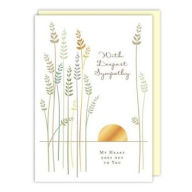 Title: Tall Vines Sympathy Greeting Card