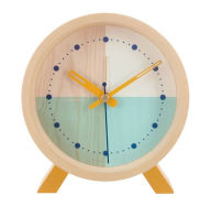 Title: Flor Turquoise Desk Clock with Alarm Function