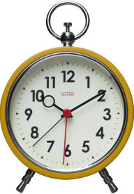 Title: Factory Yellow Alarm Clock with Light