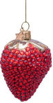 Alternative view 4 of Jeweled Strawberry Glass Ornament