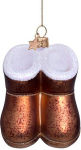Alternative view 2 of Brown Suede Boot Glas Ornament