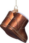 Alternative view 5 of Brown Suede Boot Glas Ornament