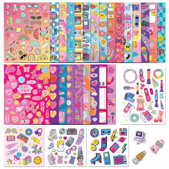 Kaleidoscope Retro Sticker Bomb Kit