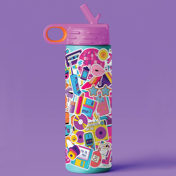Kaleidoscope Retro Sticker Bomb Kit