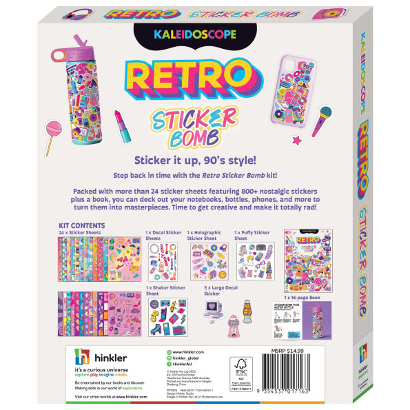 Kaleidoscope Retro Sticker Bomb Kit
