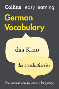 Title: Easy Learning German Vocabulary: Trusted support for learning, Author: Collins Dictionaries
