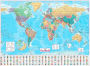 Collins The World: Paper Wall Map