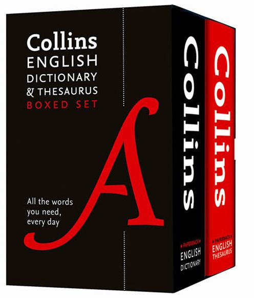 Collins English Dictionary And Thesaurus Set By Collins Dictionaries ...