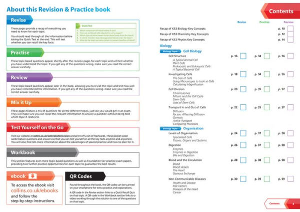 Collins GCSE Revision and Practice: New 2016 Curriculum - AQA GCSE Combined Science Trilogy Foundation Tier: All-in-one Revision and Practice