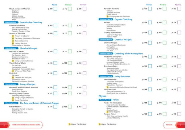 Collins GCSE Revision and Practice: New 2016 Curriculum - AQA GCSE Combined Science Trilogy Higher Tier: All-in-one Revision and Practice