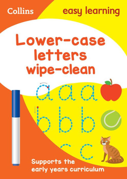 Lower Case Letters: Wipe-Clean Activity Book