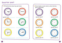 Alternative view 3 of Telling the Time Wipe Clean Activity Book