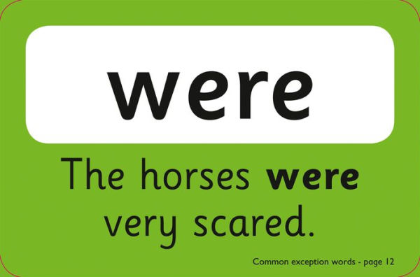 Collins Easy Learning KS1 - Common Exception Words Flashcards