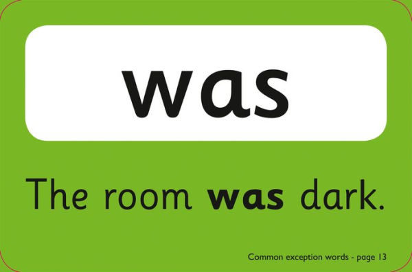 Collins Easy Learning KS1 - Common Exception Words Flashcards