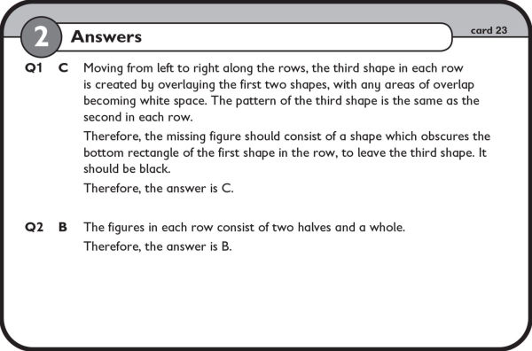 11+ Non-Verbal Reasoning Flashcards