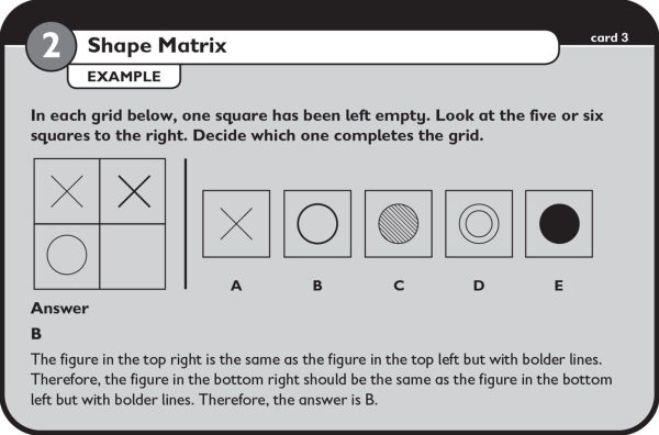 11+ Non-Verbal Reasoning Flashcards