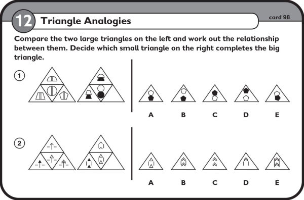 11+ Non-Verbal Reasoning Flashcards