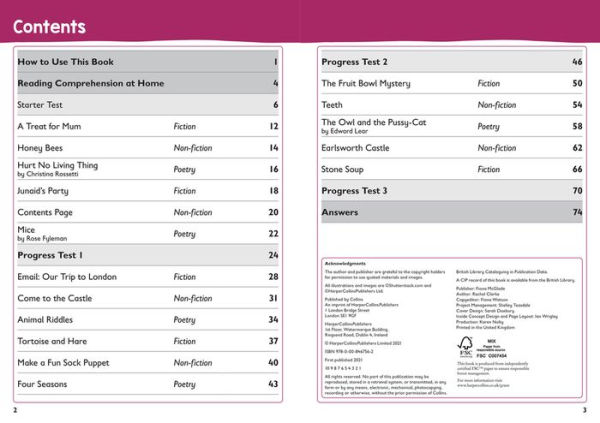 Collins Year 2 Reading Comprehension - SATs Targeted Practice Workbook: For the 2022 Tests