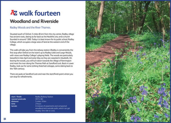 A A-Z OXFORD HIDDEN WALKS: Discover 20 routes in and around the city