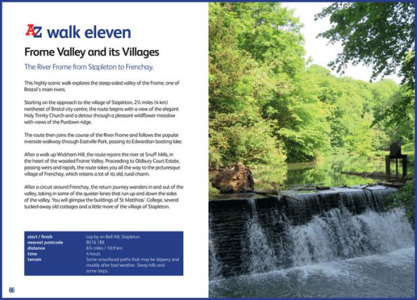A A-Z BRISTOL & BATH HIDDEN WALKS: Discover 20 routes in and around the cities