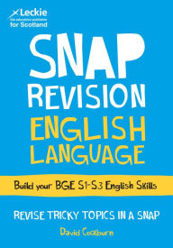 Title: BGE English Language: Revision Guide for S1 to S3 English, Author: Collins GCSE