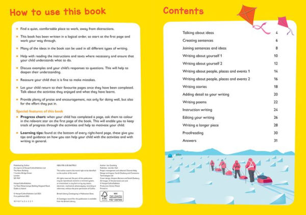 Writing Skills Activity Book Ages 5-7: Ideal for home learning