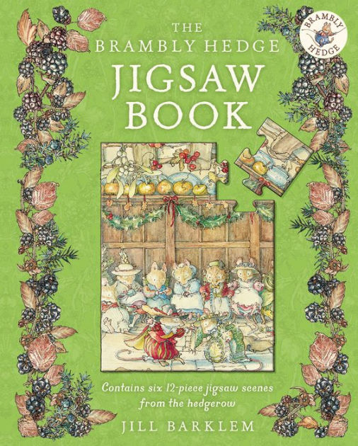 The Brambly Hedge Jigsaw Book (Brambly Hedge) by Jill Barklem, Hardcover