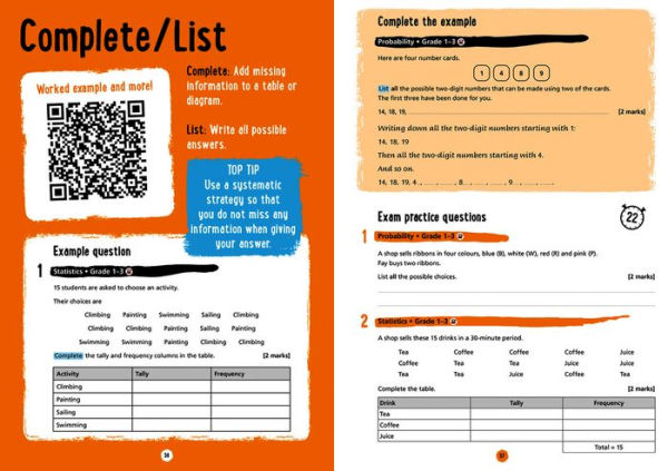 Collins GCSE Maths 9-1 - AQA GCSE 9-1 MATHS FOUNDATION EXAM SKILLS WORKBOOK: Interleaved command word practice