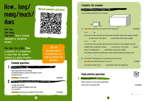 Collins GCSE Maths 9-1 - AQA GCSE 9-1 MATHS FOUNDATION EXAM SKILLS WORKBOOK: Interleaved command word practice