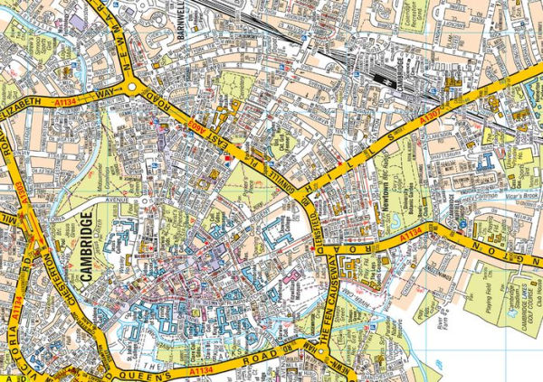 Cambridge A-Z Pocket Street Map